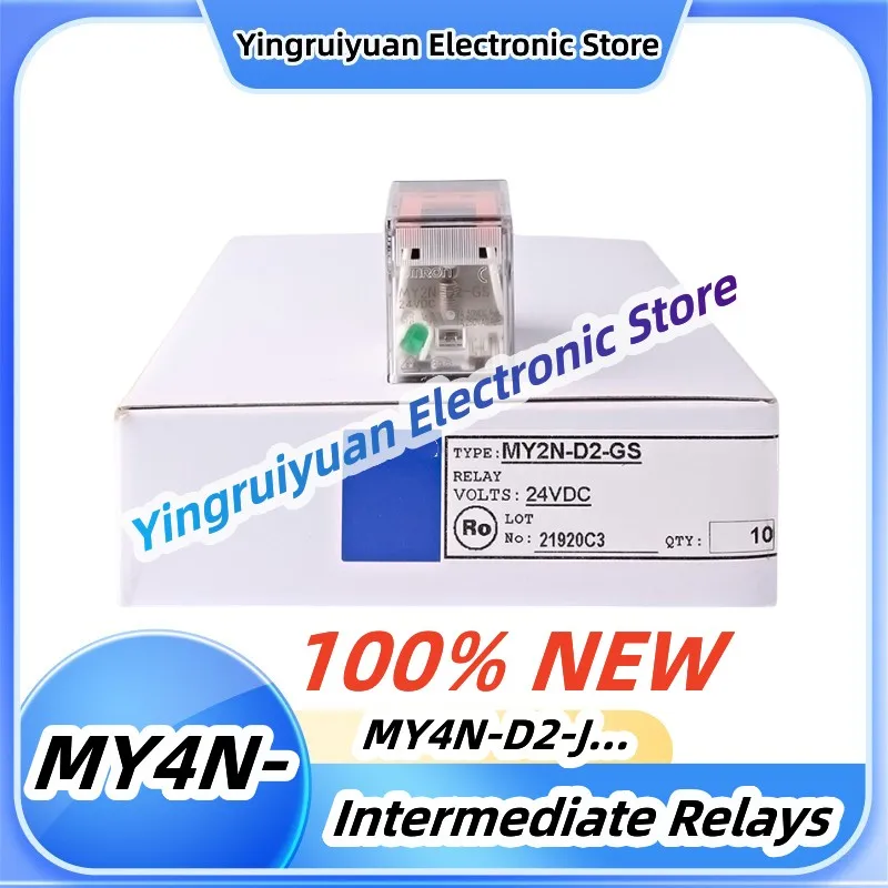 

Intermediate relays MY4N-D2-J MY4N-D2 MY4N-CR-GS MY4N-CR ACDC24V Brand new and genuine