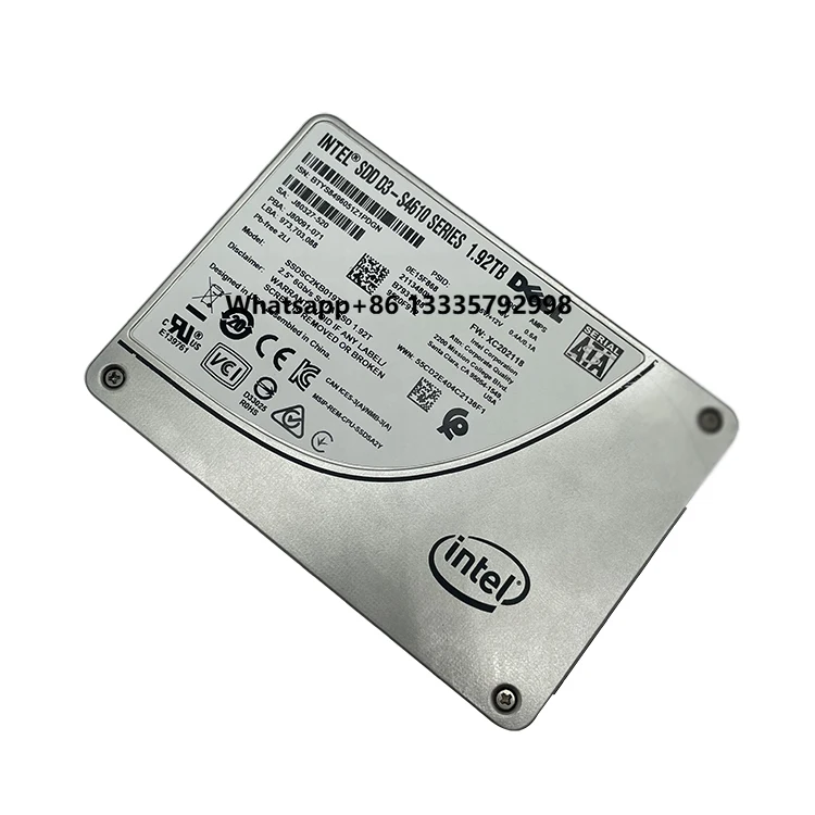 

Dell 1.92TB SSD SATA Sas Hdd Hard Disk Drive 1.92TB Sata