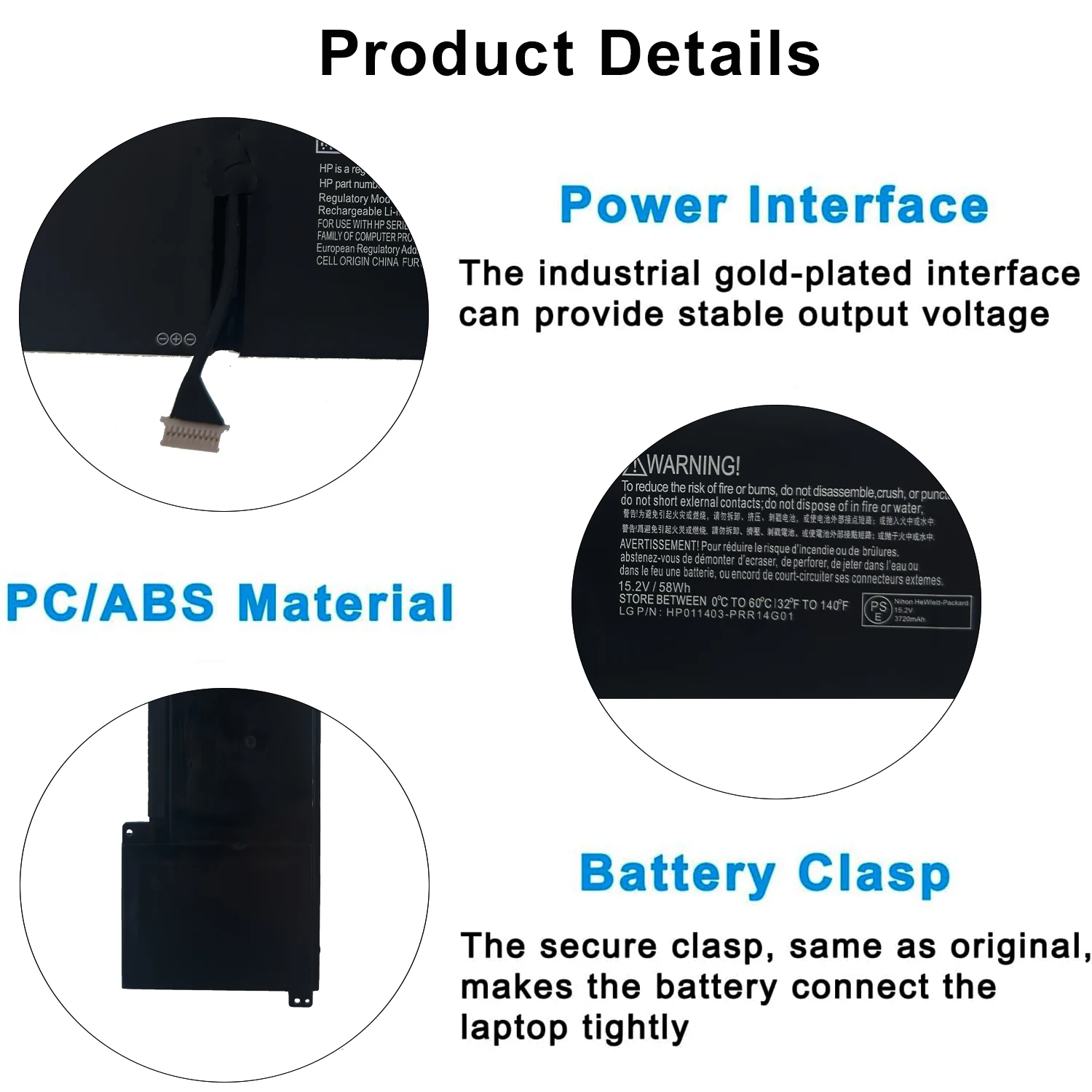 RR04 Laptop Battery For HP Omen 15-5000 15-5100 15-5200 15T-5000 15-5001NA 15-5051NA TPN-W111 778961-421 778978-005 HSTNN-LB6N