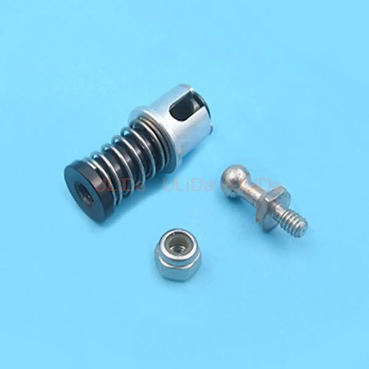 2x M3 CNC الألومنيوم وصلة كروية 3 مللي متر الربط قضيب الكرة رئيس موصل L20mm M3 قضيب نهاية ل DIT RC Gasolin-e قارب سيرفو قطع الغيار #4