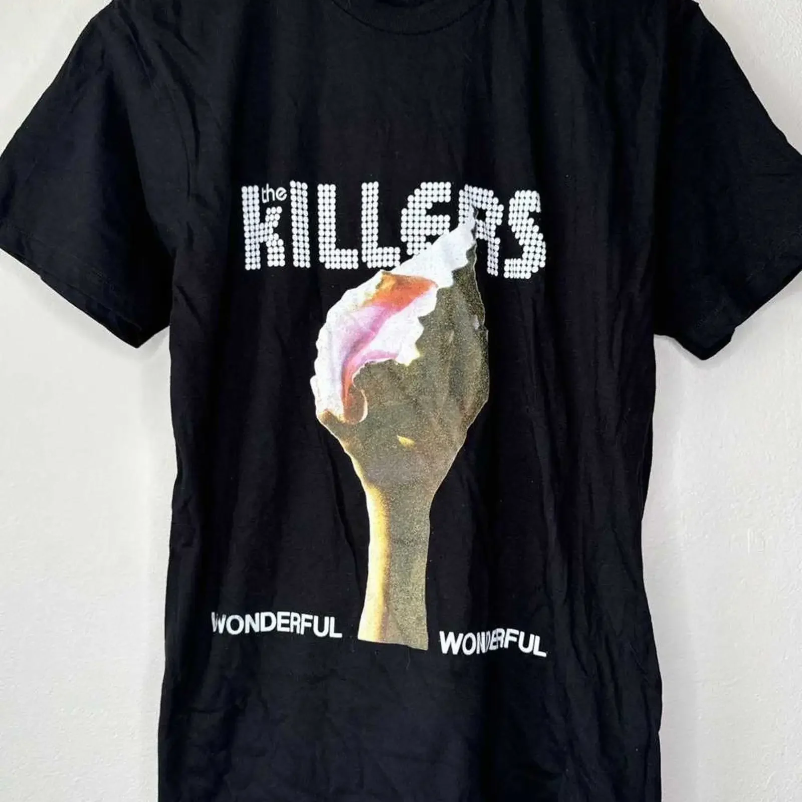 T shirt The Killers Band cotone nero tutte le taglie S 5XL SN62 vintage Washed Breathable homme Versatile streetwear