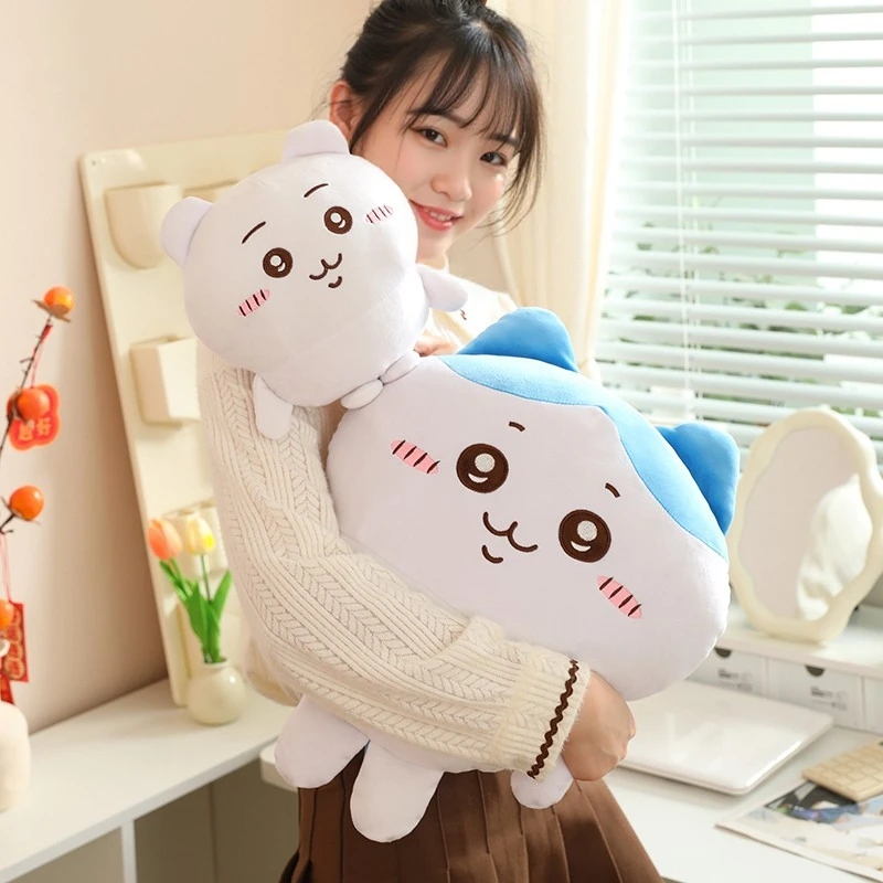 25/45cm Cartoon Hachiware Plush Toy Very Soft Stuffed Usagi Pillow Lovely Anime Plushies Doll Cuddly Peluche Birthday Gift Girl