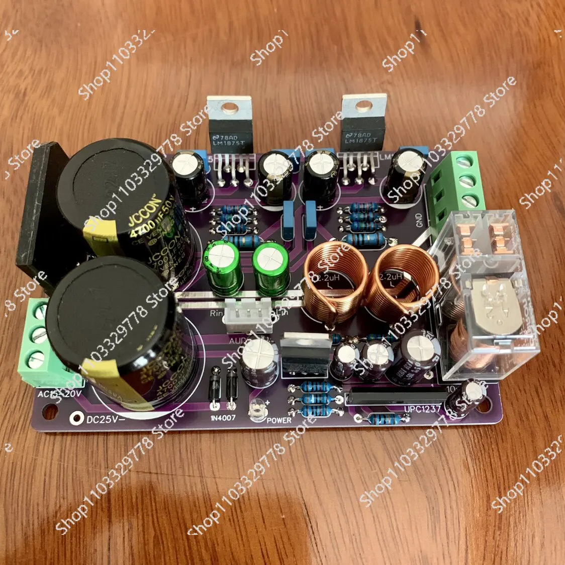 New revised line GC version fever power amplifier board 2.0 channel stereo DIY parts hifi durable listening