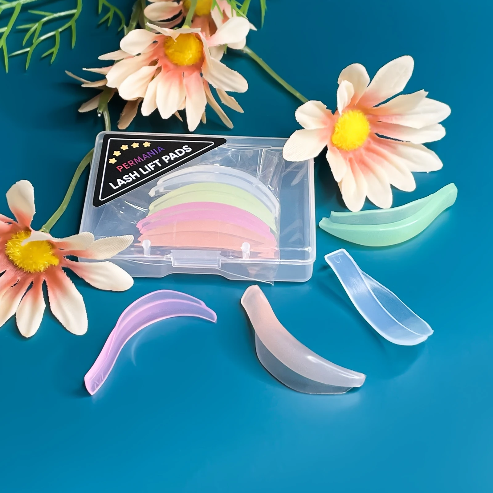 PERMANIA Jelly 4 Größen Wimpern Dauerwelle Lockenwickler Lift Pads Wimpern Dauerwelle Pads Stangen Für LashLift Silikon Für Wimpern Make-Up-Tool