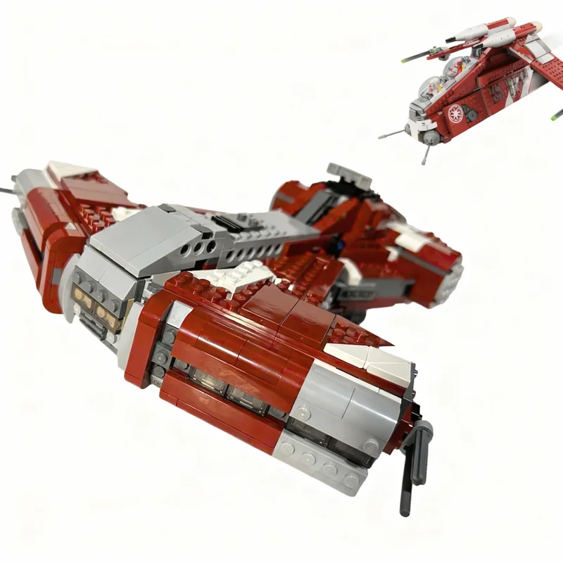 764pcs MOC Defender Class Light Corvette Star Battle Model Building Blocks Construction Toy Christmas Gifts DIY Creative Idea