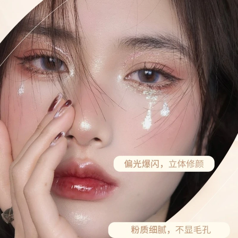 グリッターモノクロアイシャドウマッシュポテトテクスチャアイシャドウマルチクロームシマーカラーメイクアップ高光沢スパンコール防水