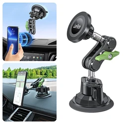 Universal Magnetic Car mount Phone Holder, Adjustable Mobile Phone Stand, Dashboard/Windshield/Window Mount for All Smartphones