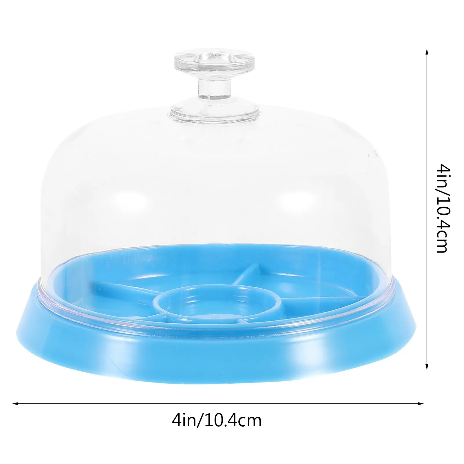 1Pcs Watch Parts Tray Dust Guard Compact Reusable Plastic Storage Box for Watch Movements Beads Craft Supplies Repair