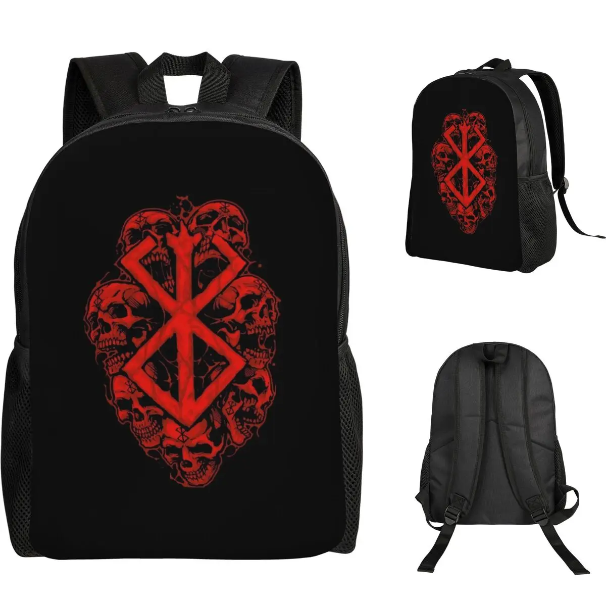 

Рюкзак Berserk Sacrifice Mark Demon Sword And Magic для школьников, мальчиков и девочек, школьная сумка, сумка для ноутбука, сумка через плечо