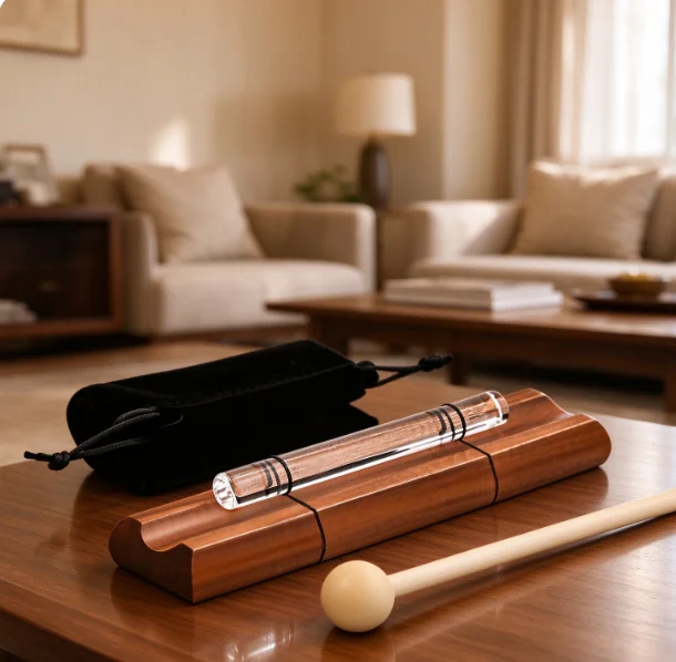 Hye-eun Crystal Solo Hand Chime Sound Bundle Yoga Meditation Sound Beam Bells and Chimes Healing Accompany