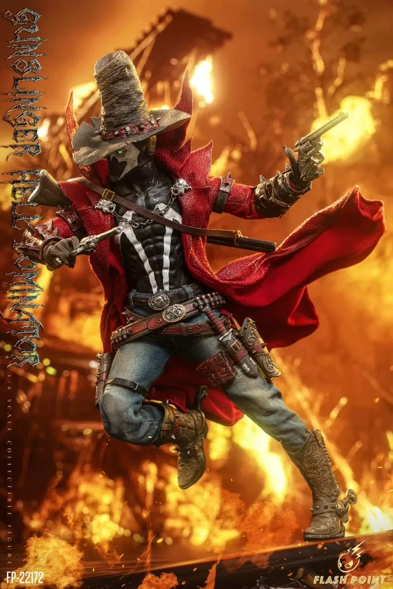 

【Оригинал】Flashpoint Studios FP-22172 Cowboy Hell Commander 1/6 Фигурки игрушки