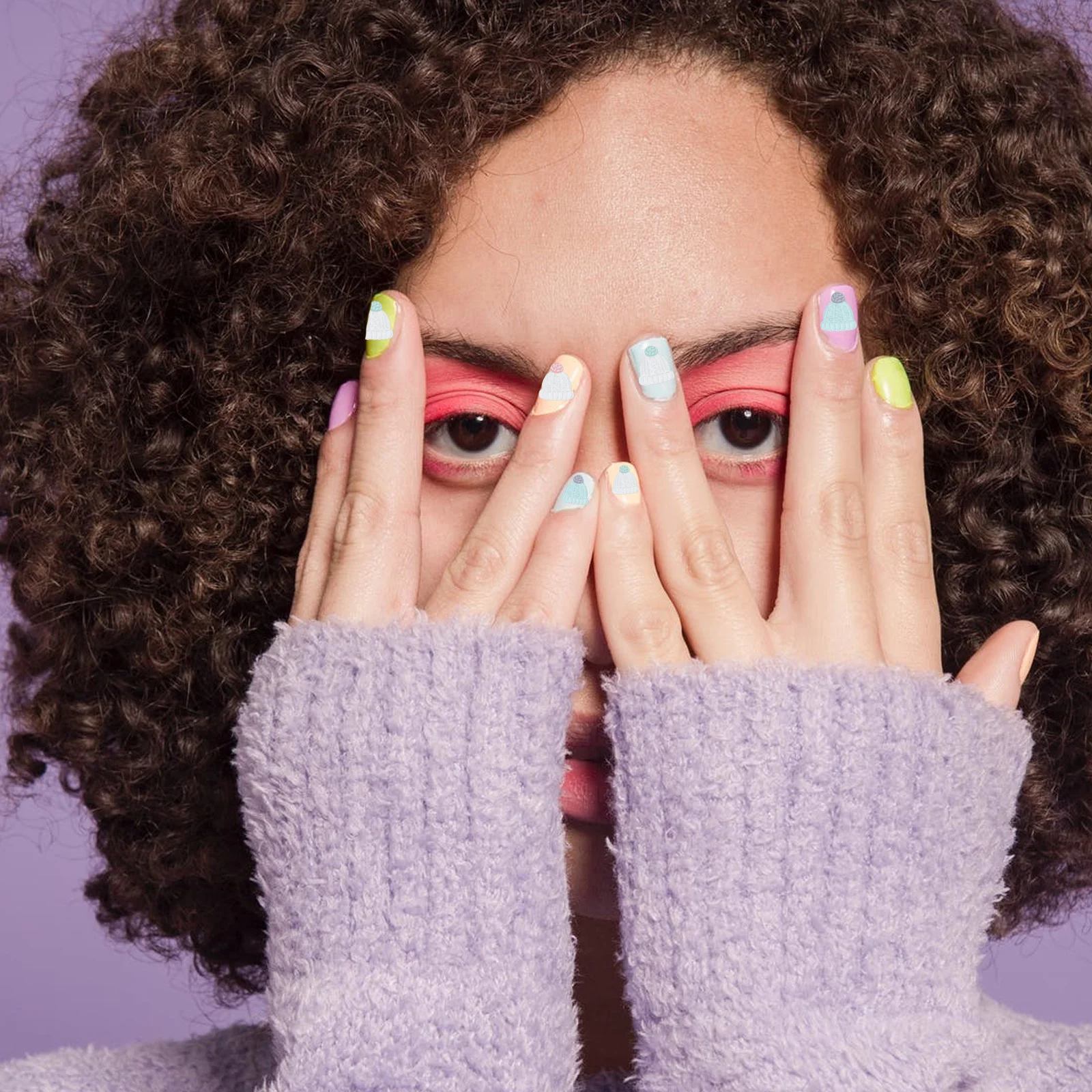 

4 комплекта тисненных свитеров, наклейки для ногтей, наклейки в виде снежинок, украшения, зимний маникюр, декоративные снежинки