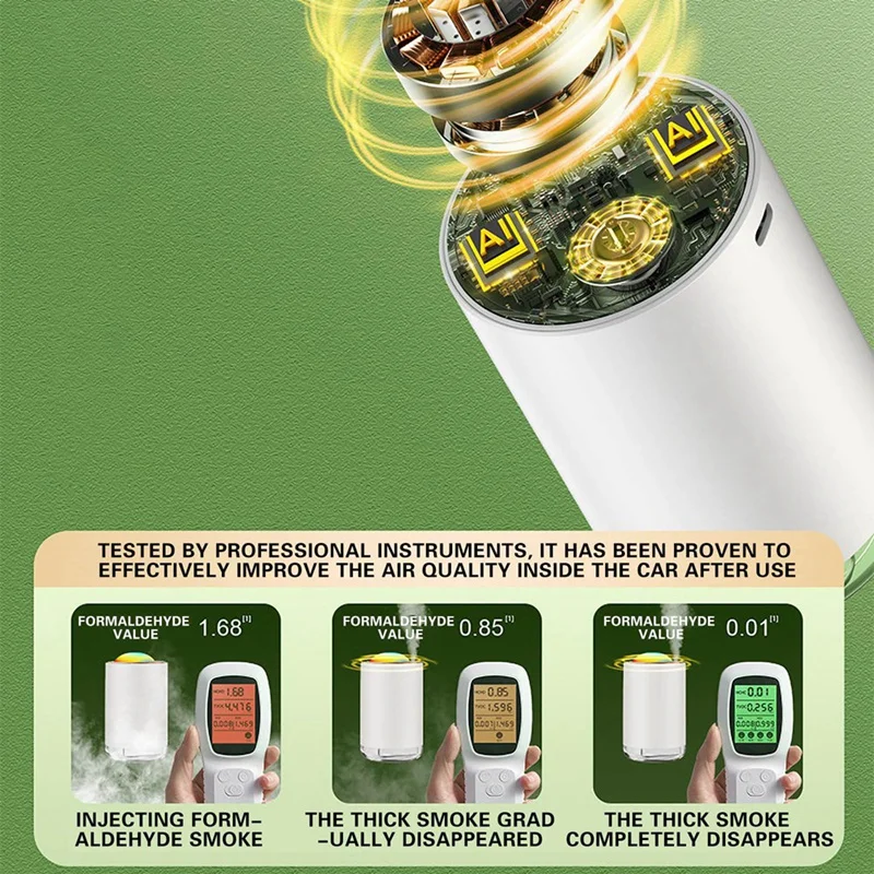 เครื่องพ่นน้ำมันหอมระเหยในรถยนต์เครื่องอโรมาเทอราพีอัตโนมัติเครื่องกำจัดกลิ่นอัจฉริยะ