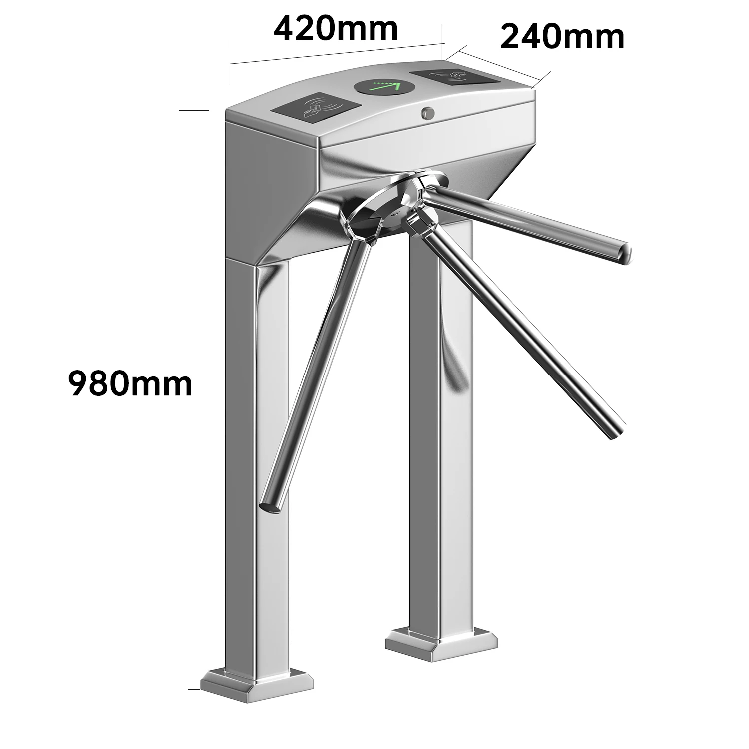 Access Control Coin Operated Tripod Turnstile Pedestrian Gate Tripod Barrier Turnstile Supermarket Tripod Gate