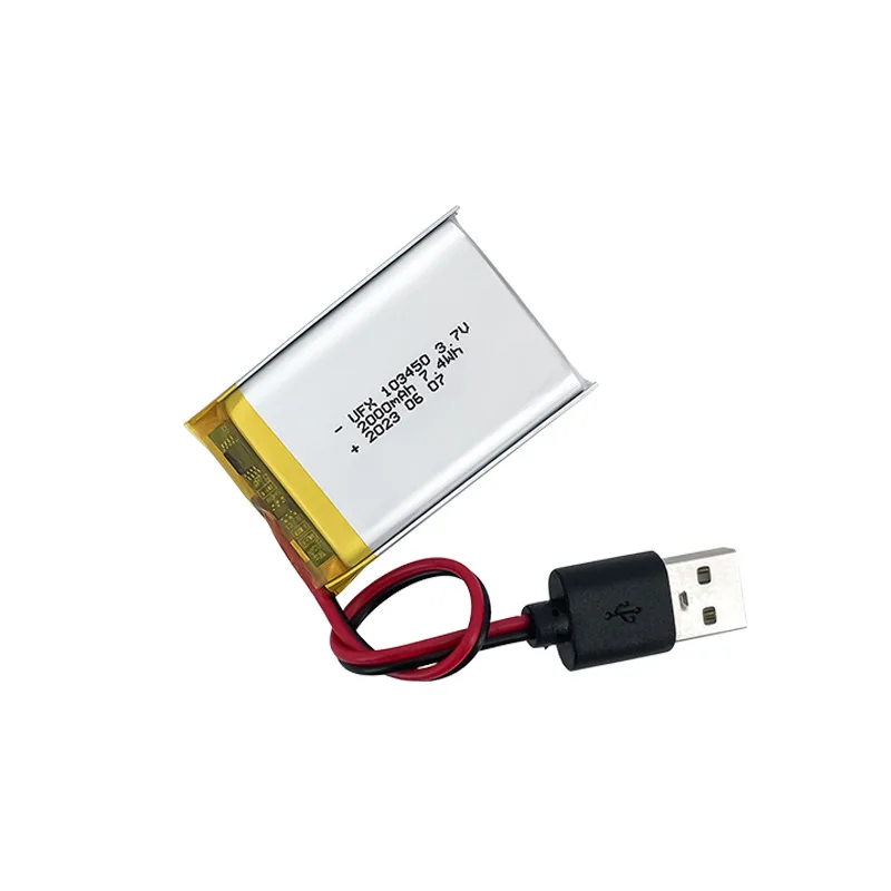 

NEW 3.7V 2000mAh 103450 3.7V 2000mah Battery for Heating Products Rechargeable Batteries