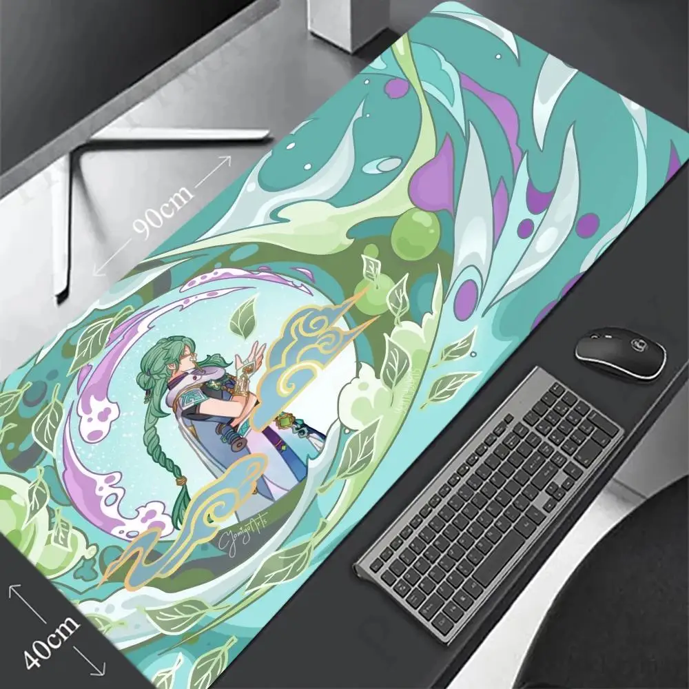 

Anime Xxl Mouse Pad Large Genshin Impact Computer Desk Mat Offices Accessories Gaming Mats Mousepad Gamer Office Rug Extended