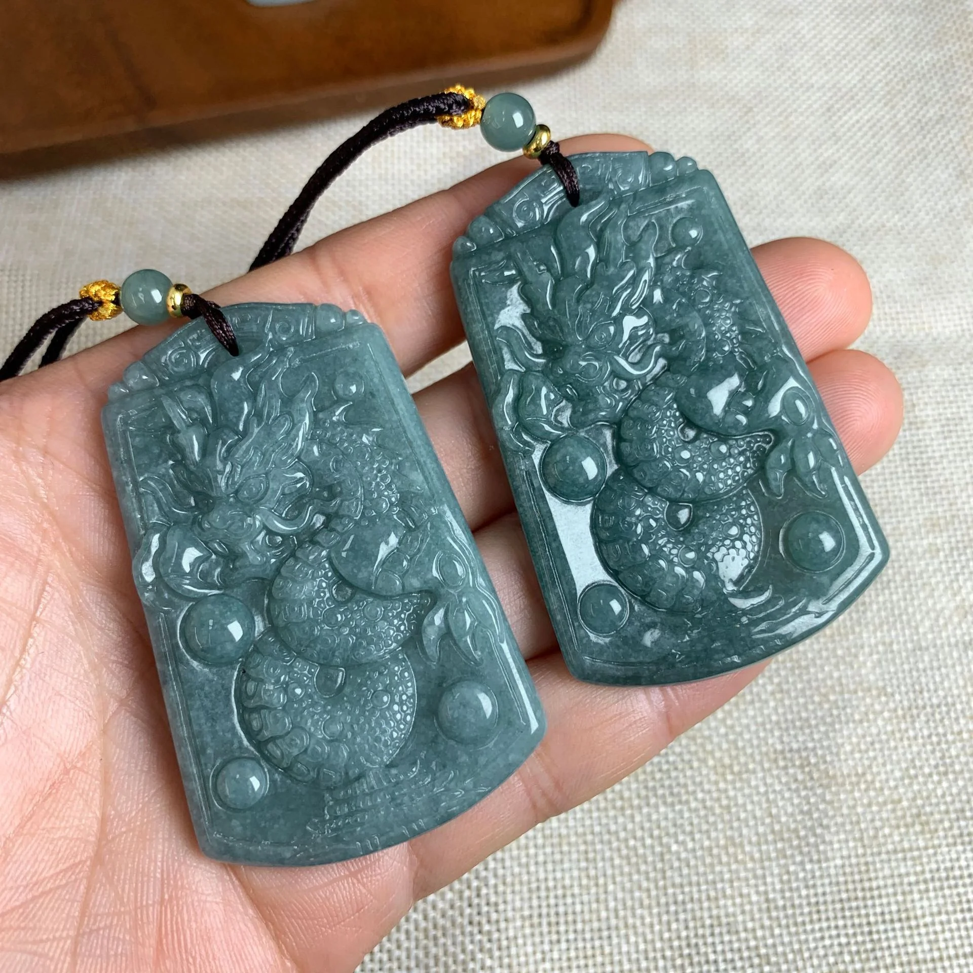 Green Burmese Jadeite Pendant Accessories Gifts for Women Natural Gemstone Grade A Jade Amulet Luxury Necklace Jewelry Emerald