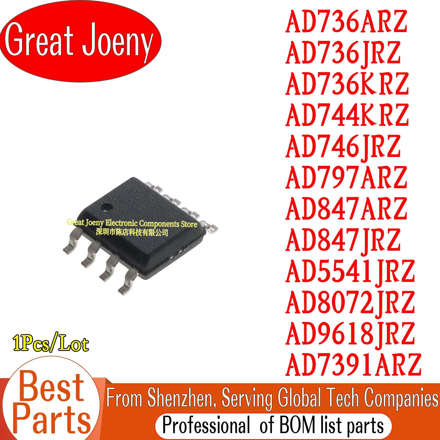 

AD736ARZ AD736JRZ AD736KRZ AD744KRZ AD746JRZ AD797ARZ AD847ARZ AD847JRZ AD5541JRZ AD8072JRZ AD9618JRZ AD7391ARZ