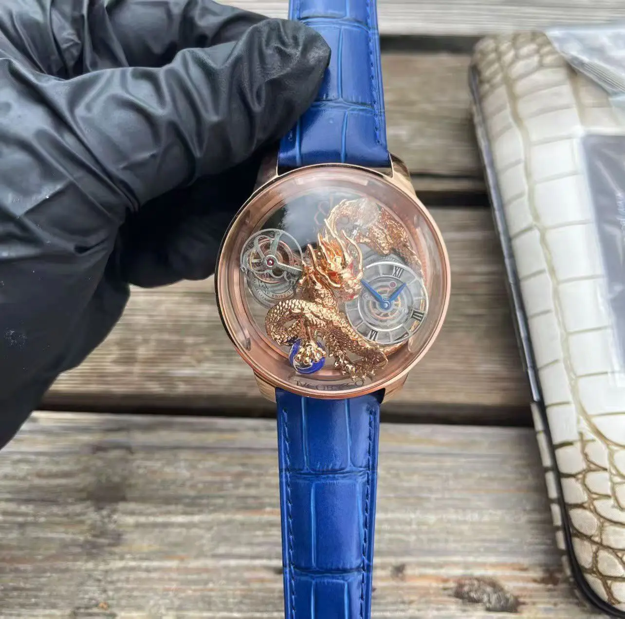 Celestial Tourbillon Oriental Dragon Men's Watch High end Precision Watch Sapphire Glass