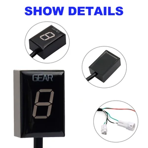 Anzeigeanzeige für Motorradausrüstung für Yamaha, 1-6 Zahnräder, FZS600, DO, MT 01, 03, XT660, XJR, 400, 1300, FZ, FZ8, FZ6 12 Hauptverkaufsmoto FZ6 Panel - №3