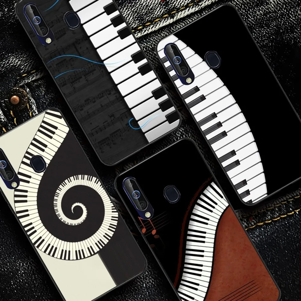 Piano Keys Musical Phone Case For Samsung A 13 21 30 31 32 51 52 53 70 For Huawei Honor 50 60 70 For OPPO Vivo