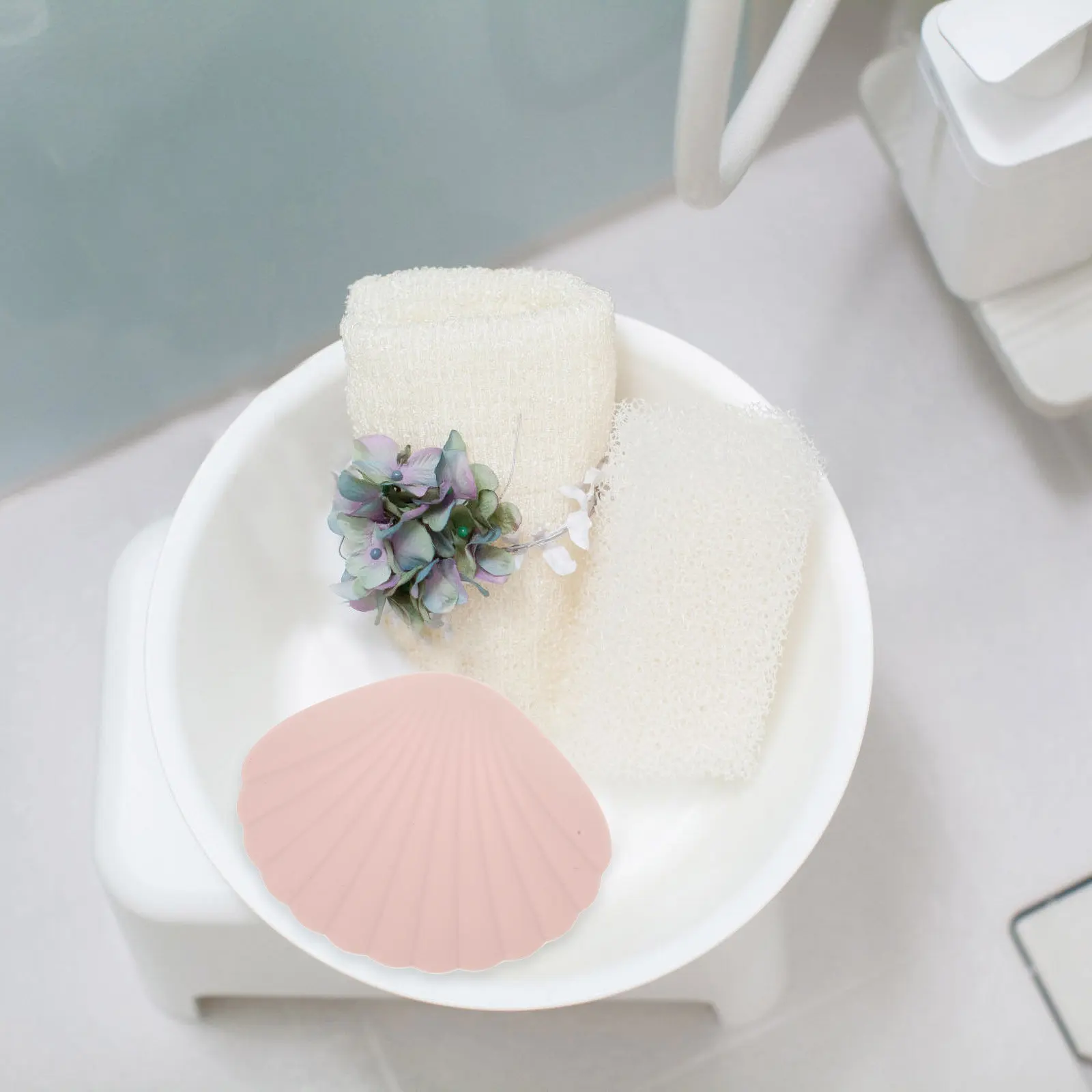 

Silicone Hair Scrubber Shell Shape Shampoo Brush Scalp Massage Dandruff Removal Hair Growth Soft Bristle Scalp Care Tool