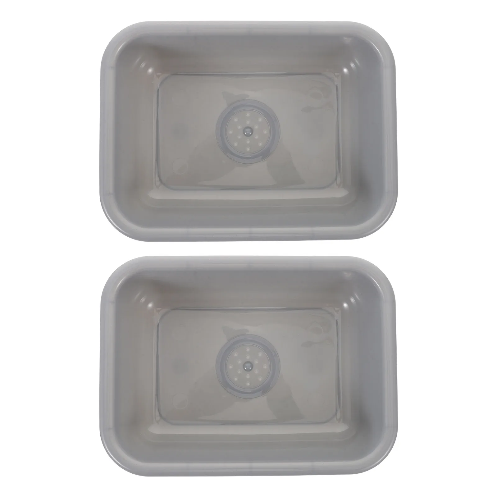 

2pcs Simulation Kitchen Sink For Kids Pretend Educational Toddlers Realistic Design Safe Abs Material Easy Clean Play Kitchen