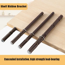 Wall Shelf Suspension Bracket Hidden floating shelf brackets Wooden Invisible Mounting Adjustable Support Hardware Bracket