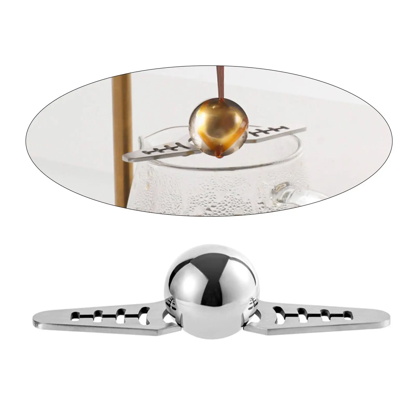 Estante para bolas de hielo y café, bola refrescante para café con marco, utensilios de cocina multiusos