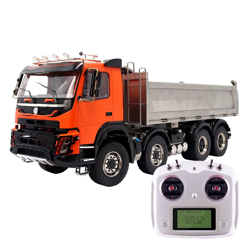 

1/14 8X8 RC Hydraulic Dump Truck Model JDM-161 Third Generation Mud Head Engineering Vehicle Model Toy Gift