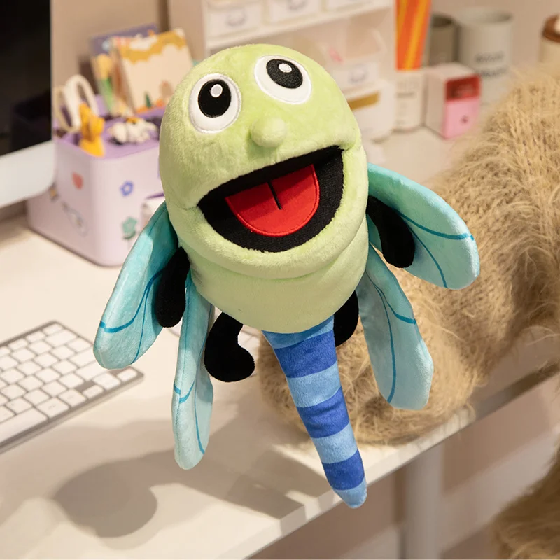 30CM Handpuppen Kinderspielzeug Plüsch Insekten Tier Raupe Marienkäfer Handpuppen Puppe Familie Geschichtenerzählen Rollenspiel Fingerspielzeug – Detail 1