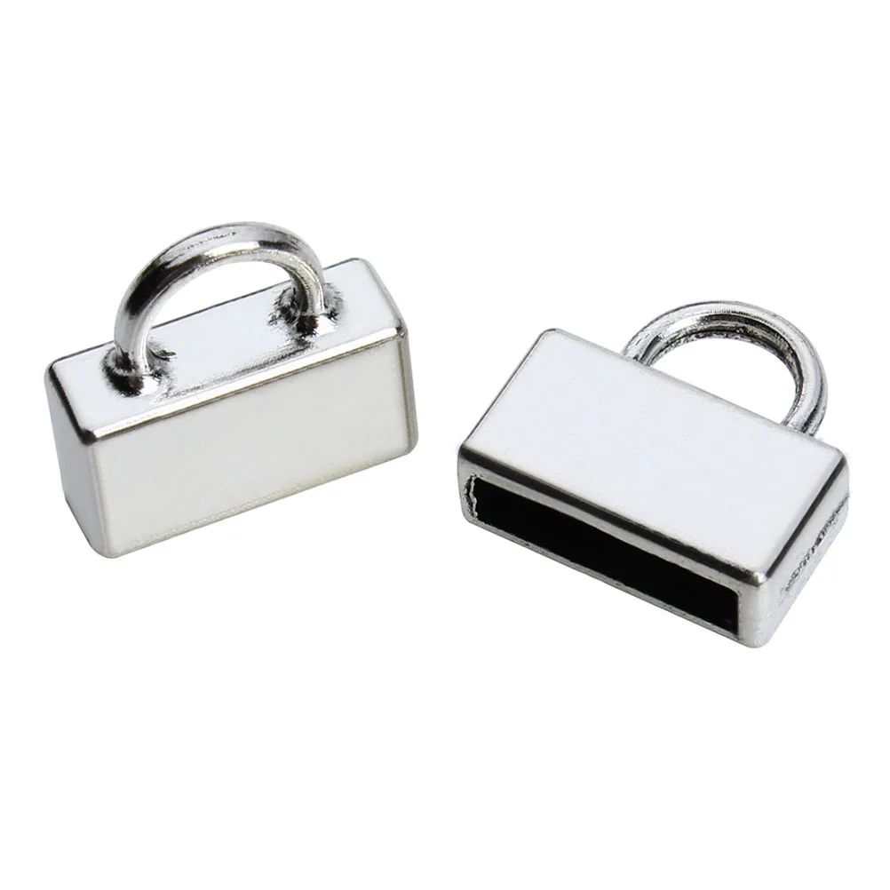 

20 Pcs End of Line Cord Buckle Jewelry DIY Connector Buckles Bracelet Clasp Making