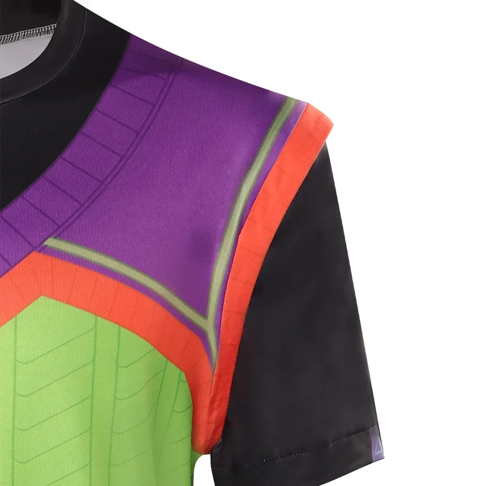 Fato de Cosplay Gekko Masculino, Game Valorant, Fantasia, Casual, Manga Curta, Top com o pescoço, T-shirt, Halloween