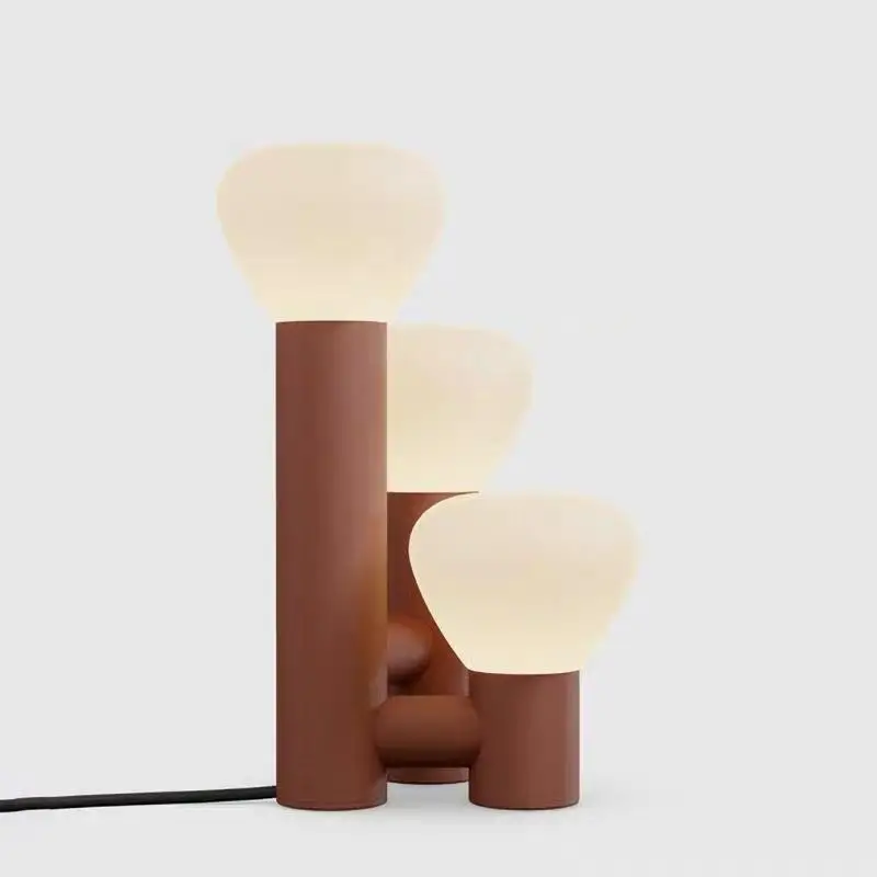 Match bed lamp bedroom minimalist atmosphere lamp modern ins style girl light luxury color children's room decoration desk lamp