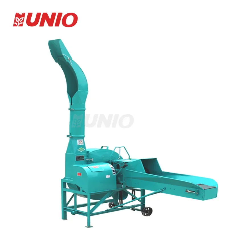 High Efficiency Fodder Animal Feed Processing Machines Chaff Cutter Cow Sheep Paddy Chaff Cutter Machine