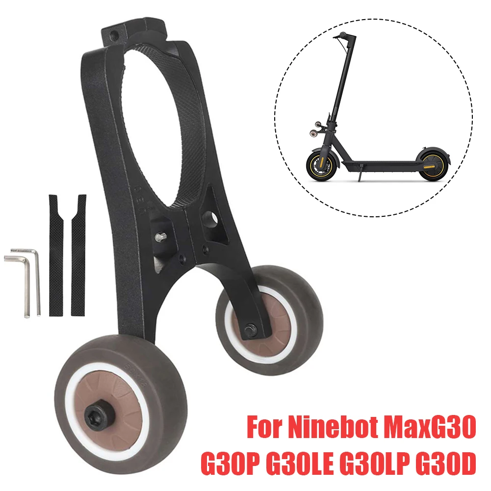 Folding Scooter Handstand For Ninebot MaxG30 G30P G30LE G30LP G30D Electric Scooter Handstand Stand Bracket Auxiliary Wheel