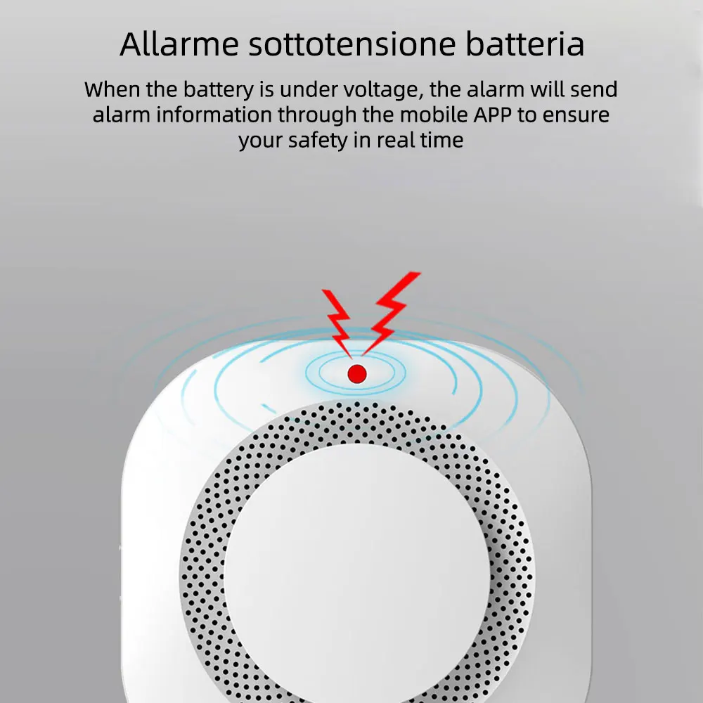 PGST Tuya Smart Zigbee датчик дыма детектор дыма датчик домашней безопасности для системы безопасности через приложение Smart Life