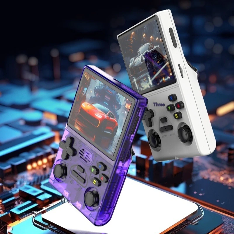 M37 وحدة تحكم ألعاب ريترو محمولة ريترو وحدة تحكم ألعاب محمولة نظام لينكس 3.5 بوصة IPS HD بنيت 64 جيجابايت 20000 لعبة كلاسيكية