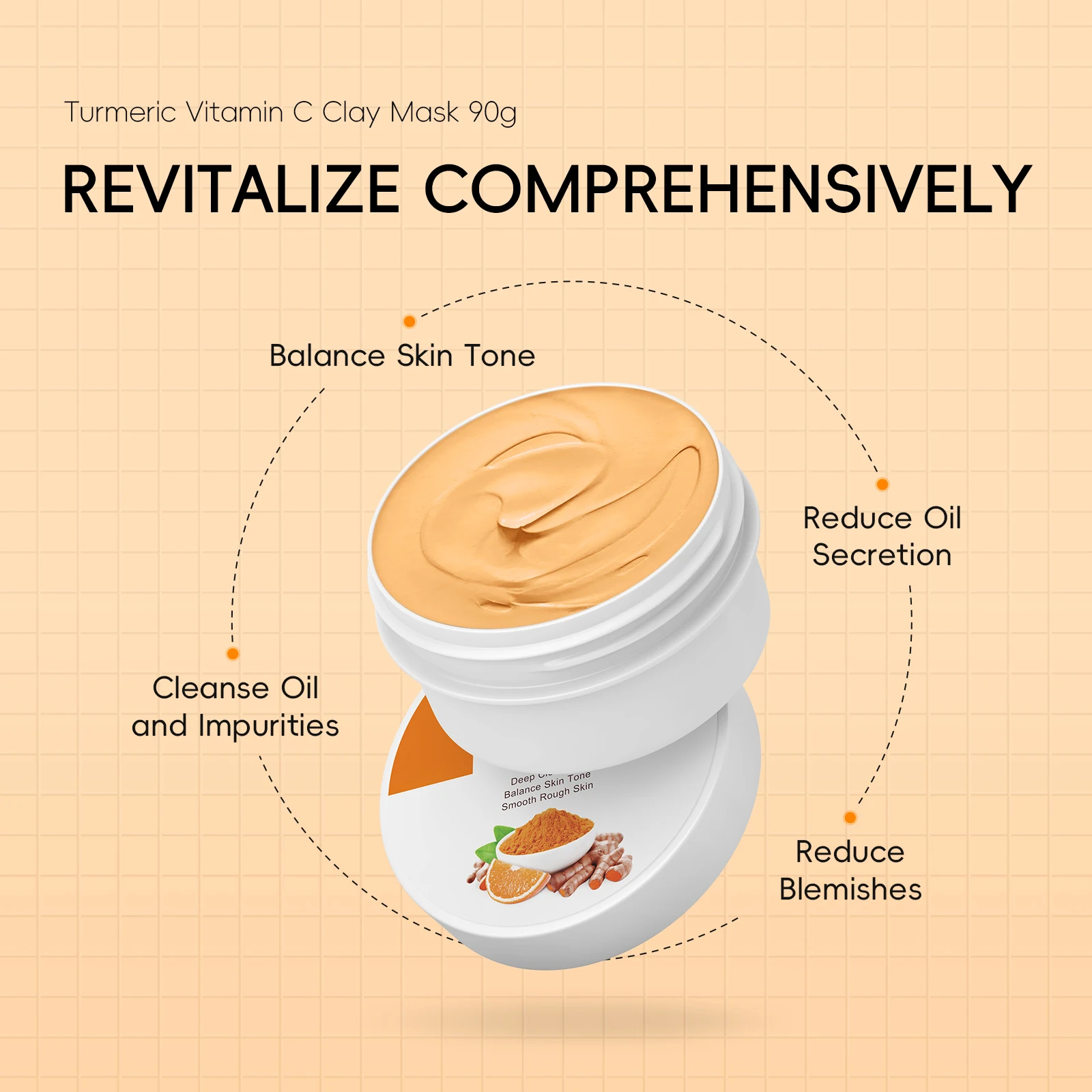 قناع الطين بالكركم وفيتامين سي - مراجعة Mud Mask Kaolin وسعره