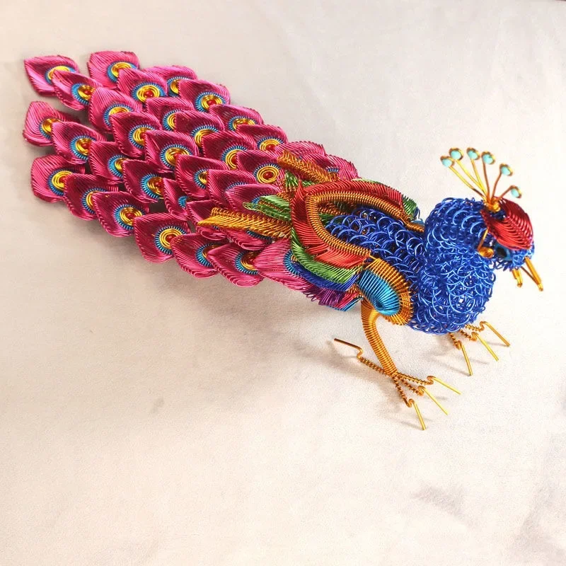 

Special handicrafts, Aluminum wire weaving , Peacock model ,Metal wire ,Diy phoenix ,Creative gifts ,Gift ornaments