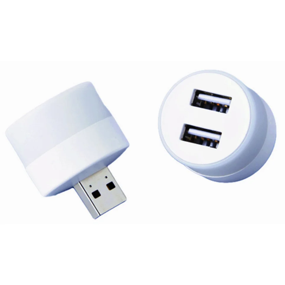 Lámpara de enchufe USB, carga de energía móvil, 5V, lámparas de libro pequeñas, LED, protección ocular, luz de lectura pequeña, luz redonda, luz nocturna