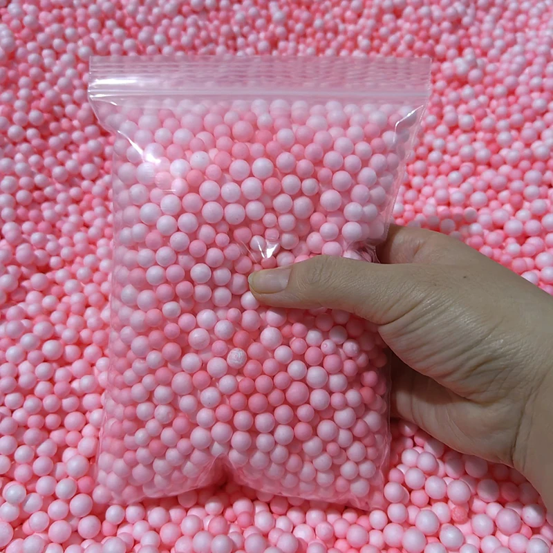 250 g/Beutel, 6–8 mm, runde Schaumstoffperlen für Schleim-Sofa-Füller und Flaschen-/Heimhandwerk, Geschenk, Dekoration, Füllung – Detail 10