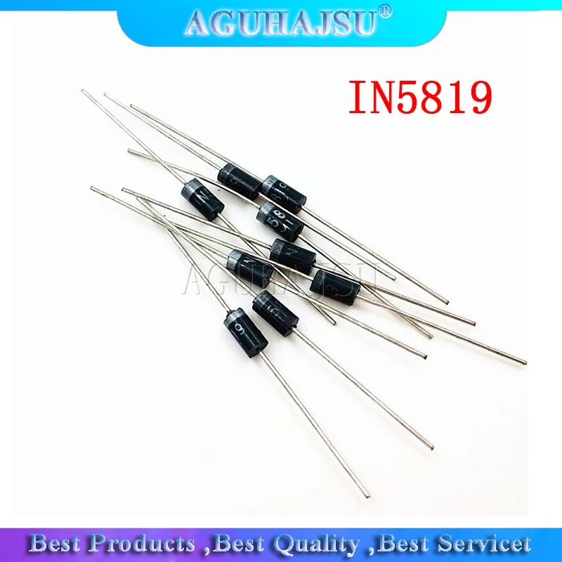 100 PCS IN5819 TUN-41 1A 40 v SCHOTTKY DIODE 1N5819 DIP