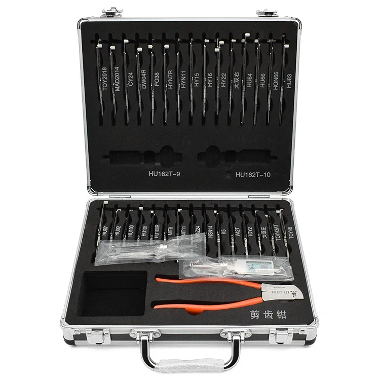 32pcs/set 2 in 1 LiShi tool 2in1 HYN11 HYN7R HY15 MIT8 MIT11 HY16 NSN14 MAZ24 CY24 FO38 HU101 HON66 VA2T HU162T TOY43AT DWO4R