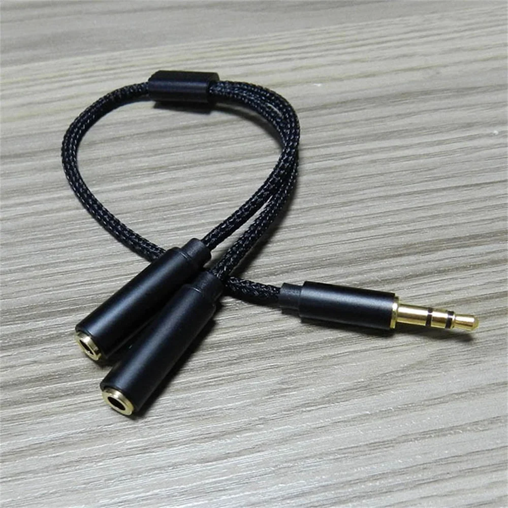 오디오 분배기 Aux 케이블, MP3 플레이어 헤드폰용, 3.5mm, 3 암-수 잭 1-2, 3, 4, 5 어댑터, 3.5mm 케이블