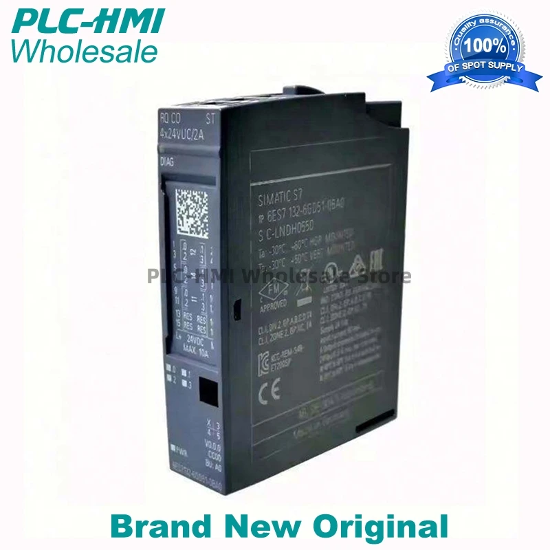 6ES7132-6GD51-0BA0 6ES71326GD510BA0 SIMATIC ET 200SP, Signal relay module, RQ CO 4x 24V DC/2A ST Original Brand New