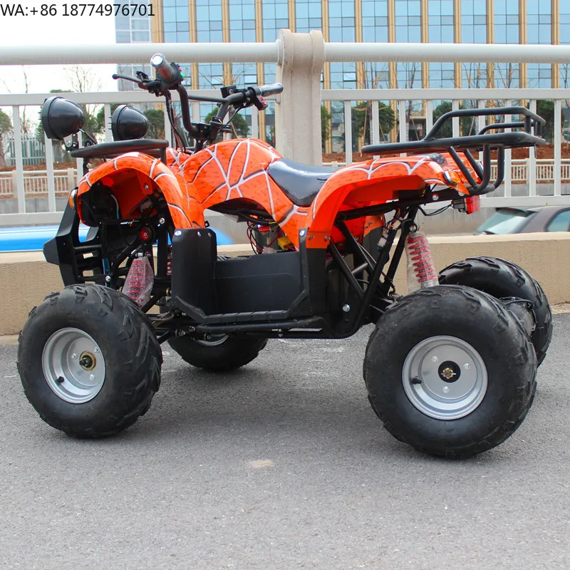 New 49cc ATV  Quad Bike 2 Seater Automatic Cheap 4 Wheelers for Adults Off Road Quad Bike Buggy Motorcycle Water Cooling Engine
