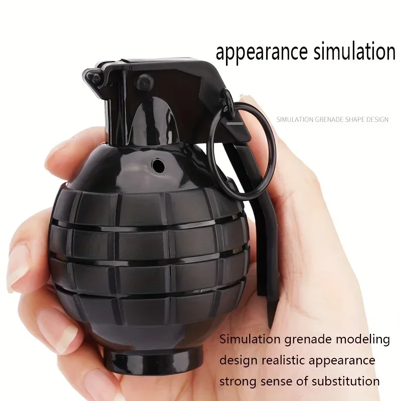 Hand Grenade Model Simulation Grenade Prank Toy Used in Color Bomb Game Military Model Boy Series Gift Sound and Light Grenade