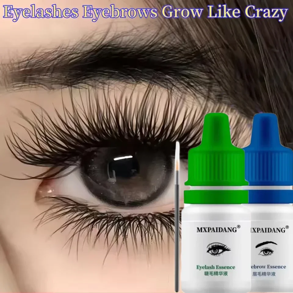 Serum do szybkiego wzrostu brwi Serum na porost włosów i rzęs Produkt przeciw wypadaniu włosów Zapobiegaj łysieniu Pełniejszy Grubszy Wydłużający Makijaż Brwi