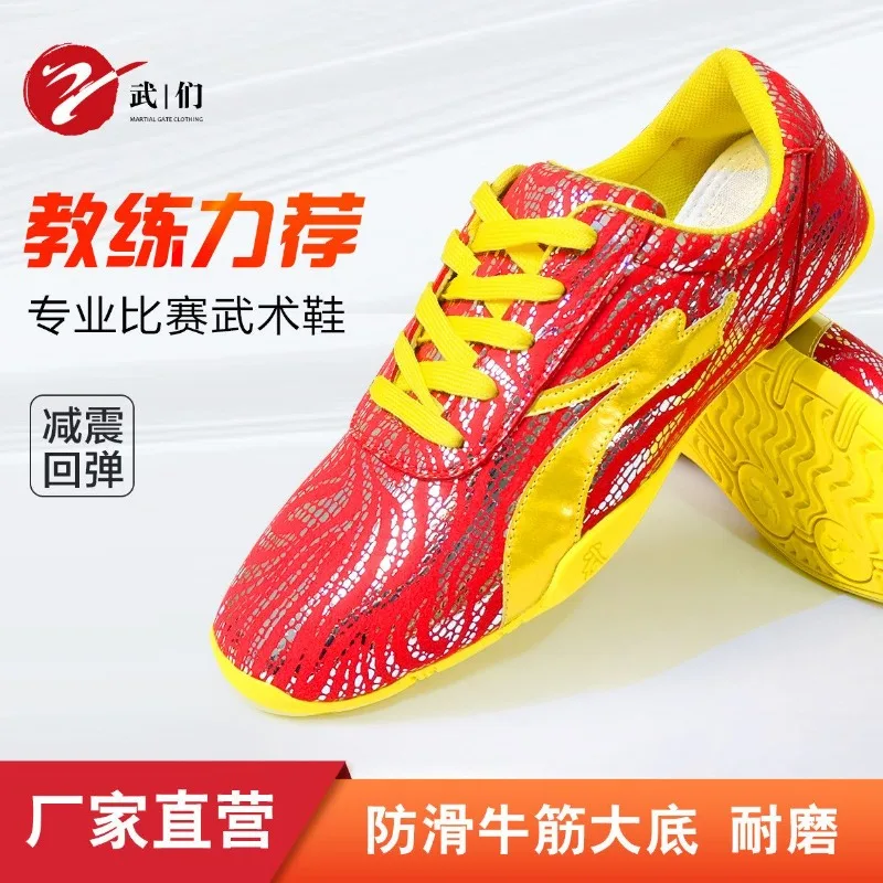 

Classic Brand Comfortable Flat Bottom Martial Arts Training Shoe Comfortable Anti Slip Kungfu Shoe Unisex Tai Chi Fitness Shoe